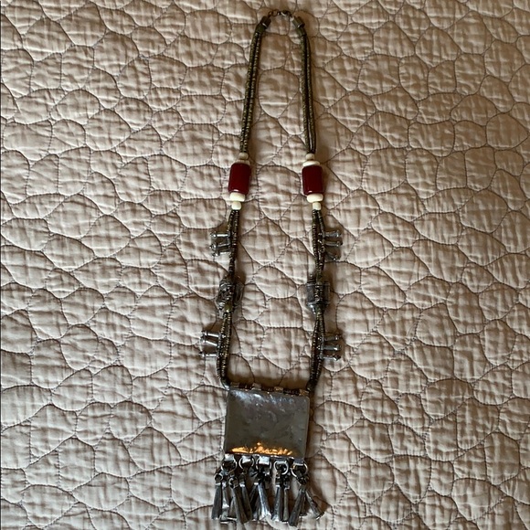 Handcrafted, artistic, silver necklace - Picture 4 of 13